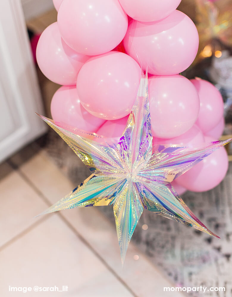 Iridescent Star Decorations