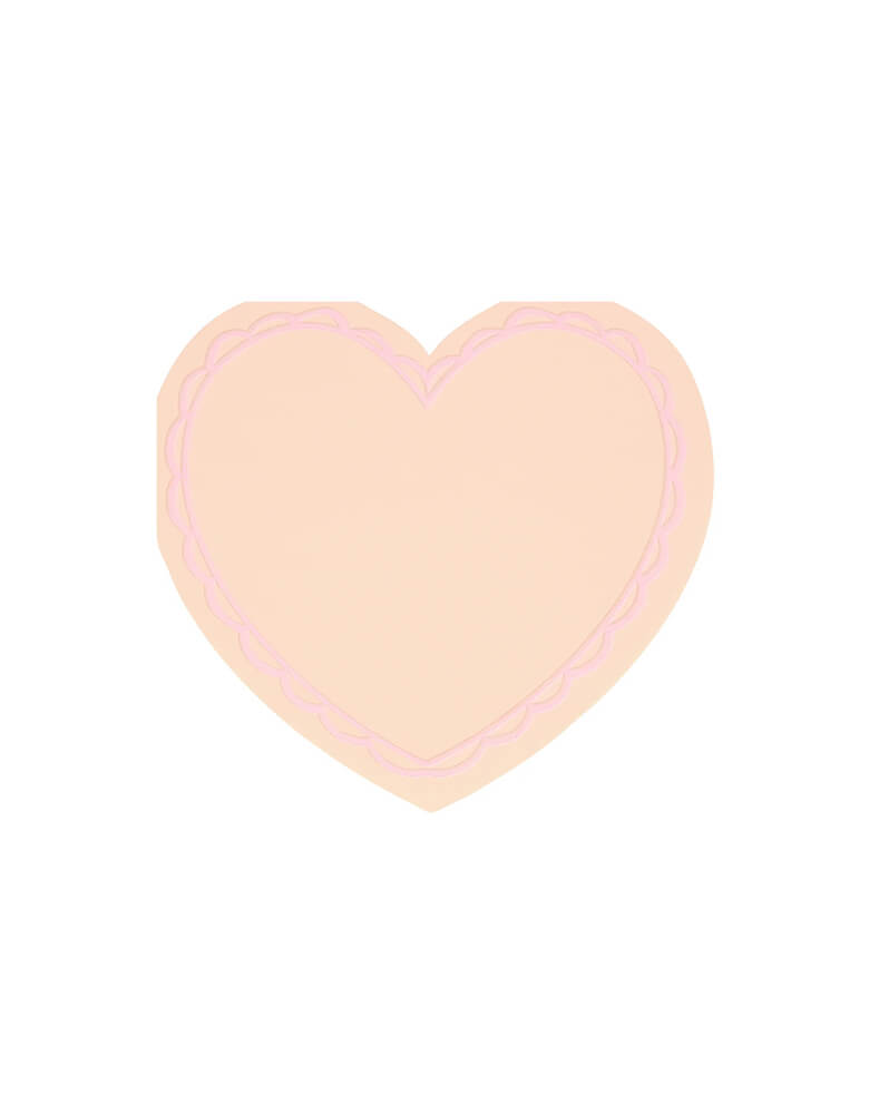 Pastel Heart Large Napkins (Set of 16)