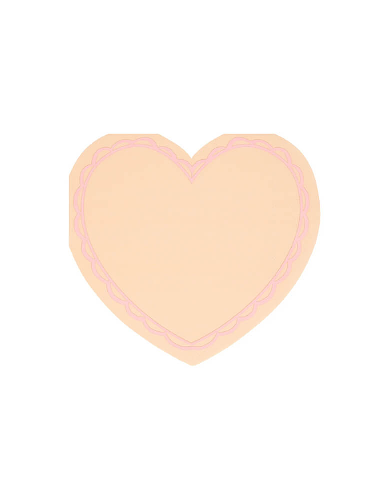 Pastel Heart Large Napkins (Set of 16)