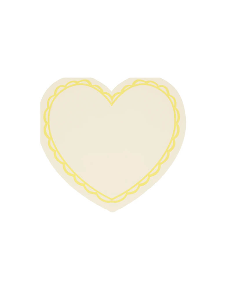 Pastel Heart Large Napkins (Set of 16)