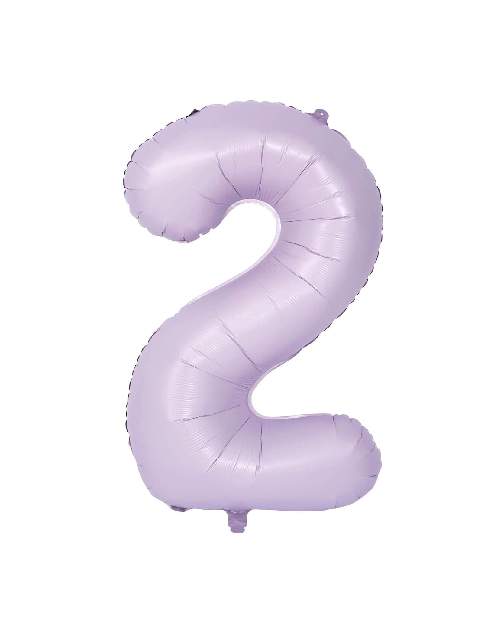 Large Number Pastel Lilac Foil Mylar Balloon