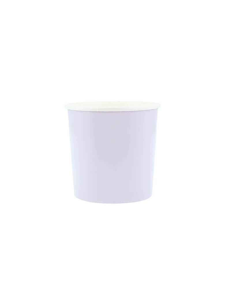 Momo Party's 9oz periwinkle tumbler cups by Meri Meri. These pretty periwinkle cups are perfect for a baby shower, birthday party or any celebration where you want a calming color palette. The cups are part of our stylish new take on mix and match tableware.