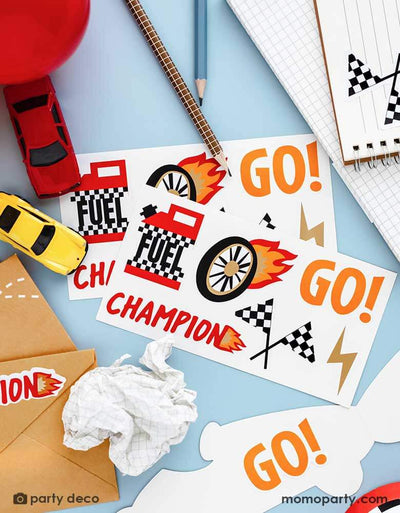 Race Cars Stickers (Set of 6)