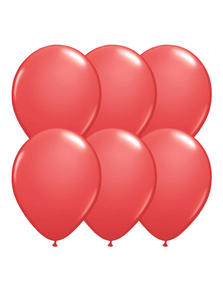 Red Latex Balloon Set