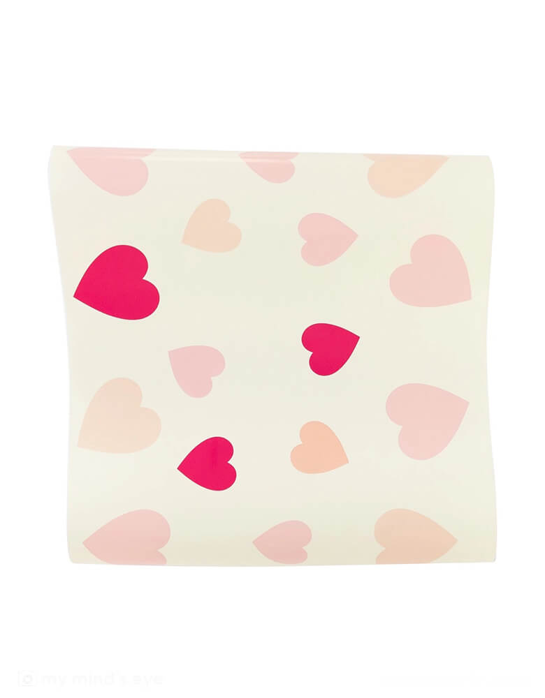 Momo Party' 16" x 120" Scratch Off Paper Table Runner by My Mind's Eye. With a unique and playful design featuring scratch off heart stickers, it's the perfect way to bring a bit of fun to any romantic dinner. Show someone special how much they mean to you - and how much of a creative genius you are!