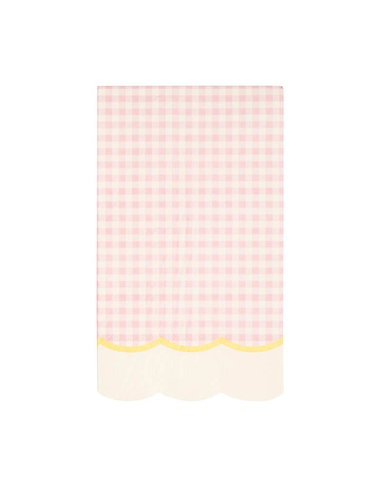 Momo Party's 4.25" x 7.75" Gingham Napkin Set by My Mind's Eye. This set includes fun and quirky napkins in a variety of pastel colors. Perfect for any occasion, these napkins are sure to bring a touch of whimsy to your table setting, especially this spring and Easter.
