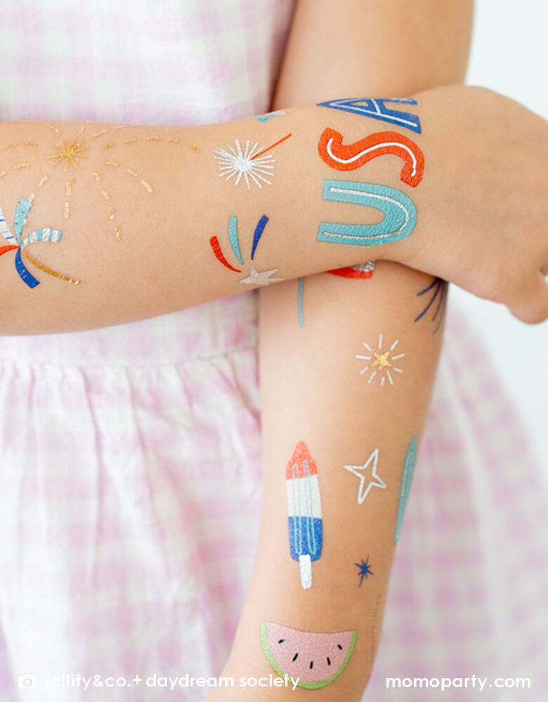 U.S. Of Yay Temporary Tattoos (Set of 25)