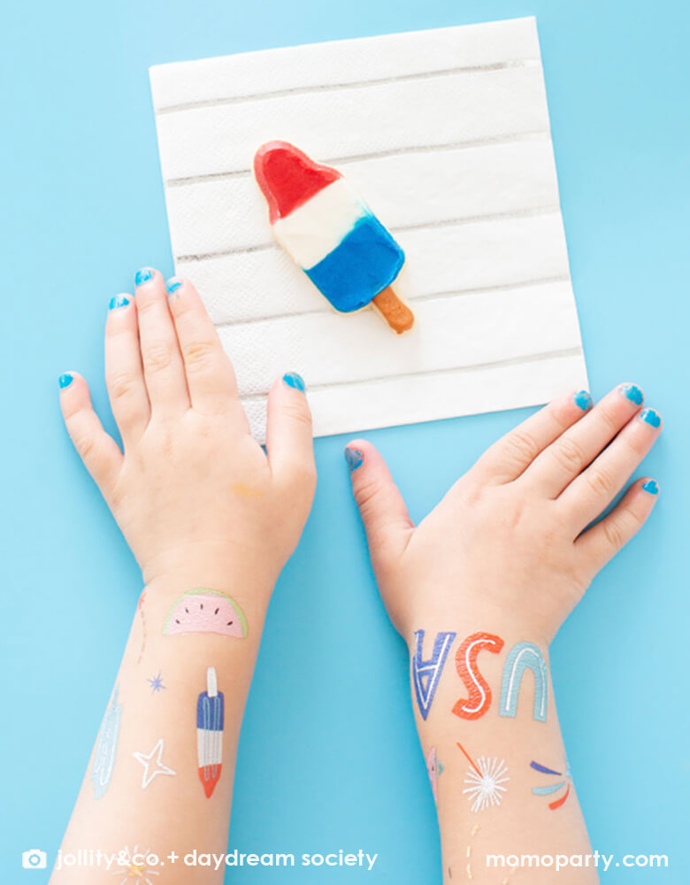 U.S. Of Yay Temporary Tattoos (Set of 25)