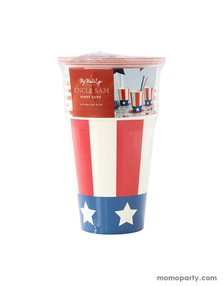 Uncle Sam Paper Cups (Set of 8)