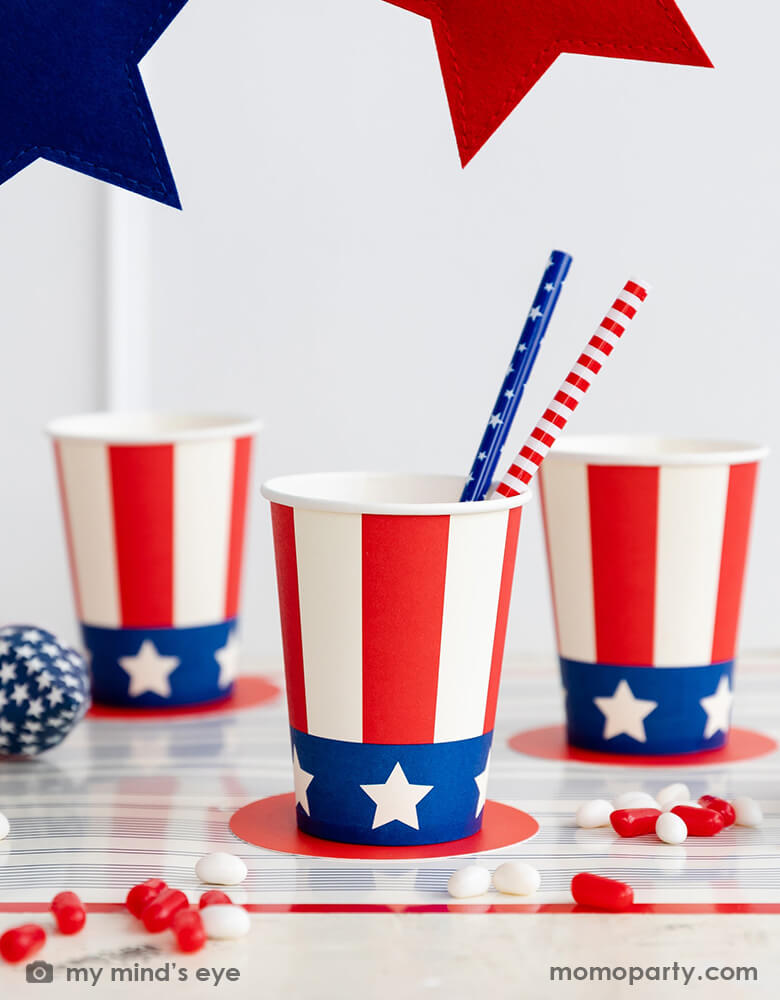 Uncle Sam Paper Cups (Set of 8)