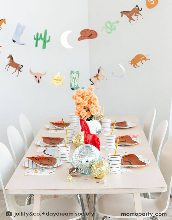 Western Cowboy Party Garland