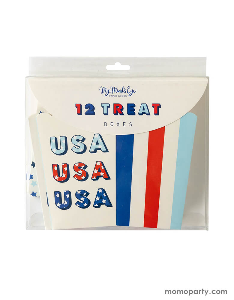 Worn USA Treat Boxes (Set of 12)