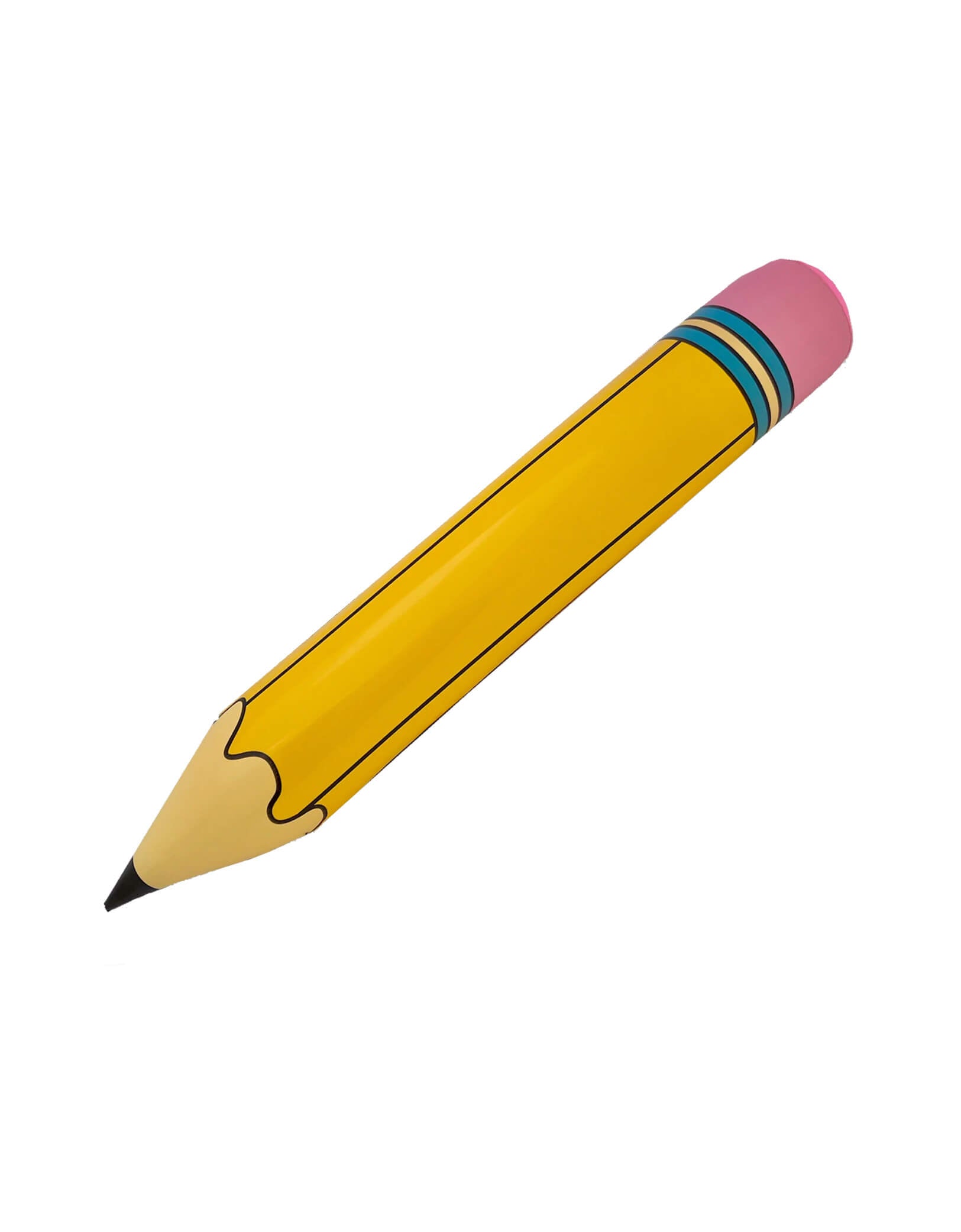 Momo Party's 27" Giant Yellow Pencil Inflatable. This charming oversized school supply brings a splash of fun color to classrooms, entryways, or back-to-school bashes or first day of school celebration. It's perfect for creating Instagram-worthy photo moments, sprucing up learning spaces, or crafting that warm welcome environment that'll have kids grinning with excitement from the moment they arrive!