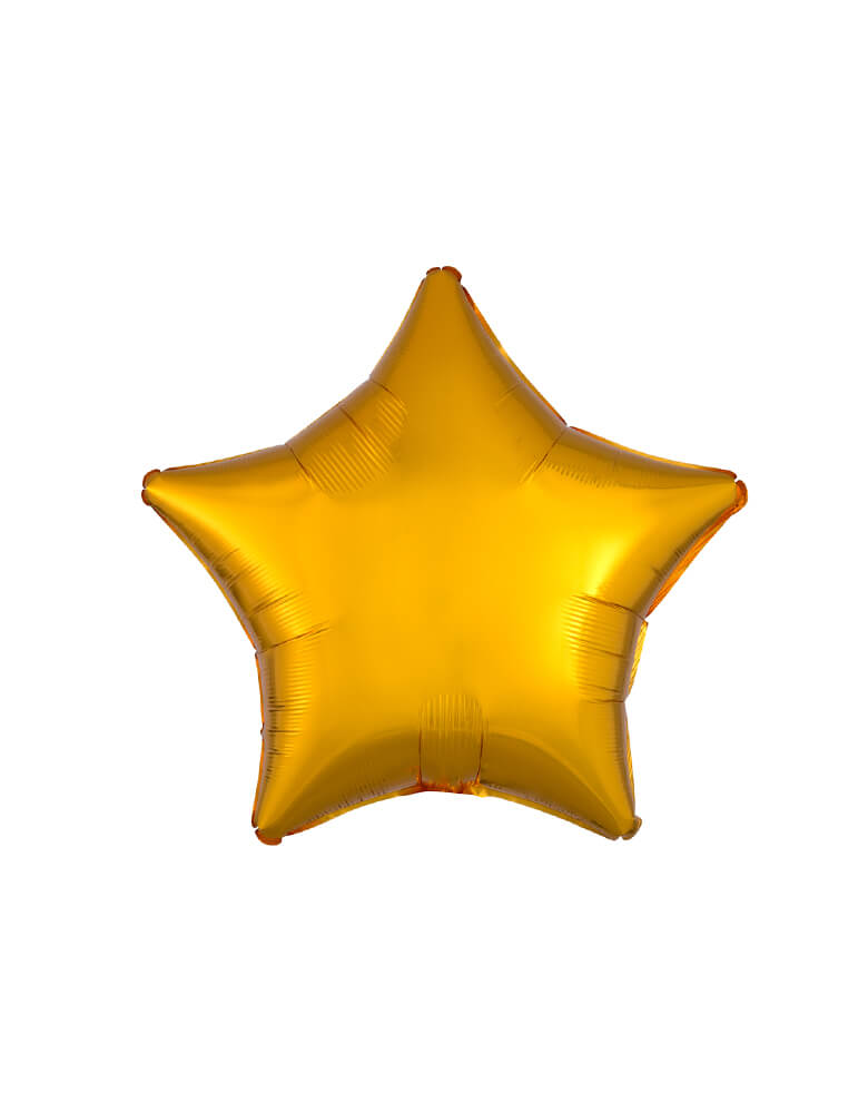 Anagram Balloon - 30585 19" Junior metallic gold Star Shaped Foil Balloon