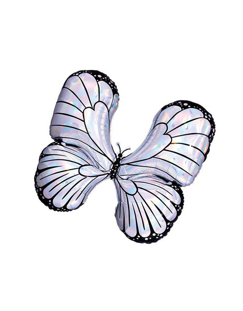 30"_Iridescent-Butterfly-Foil-Balloon_Butterfly Party Ideas