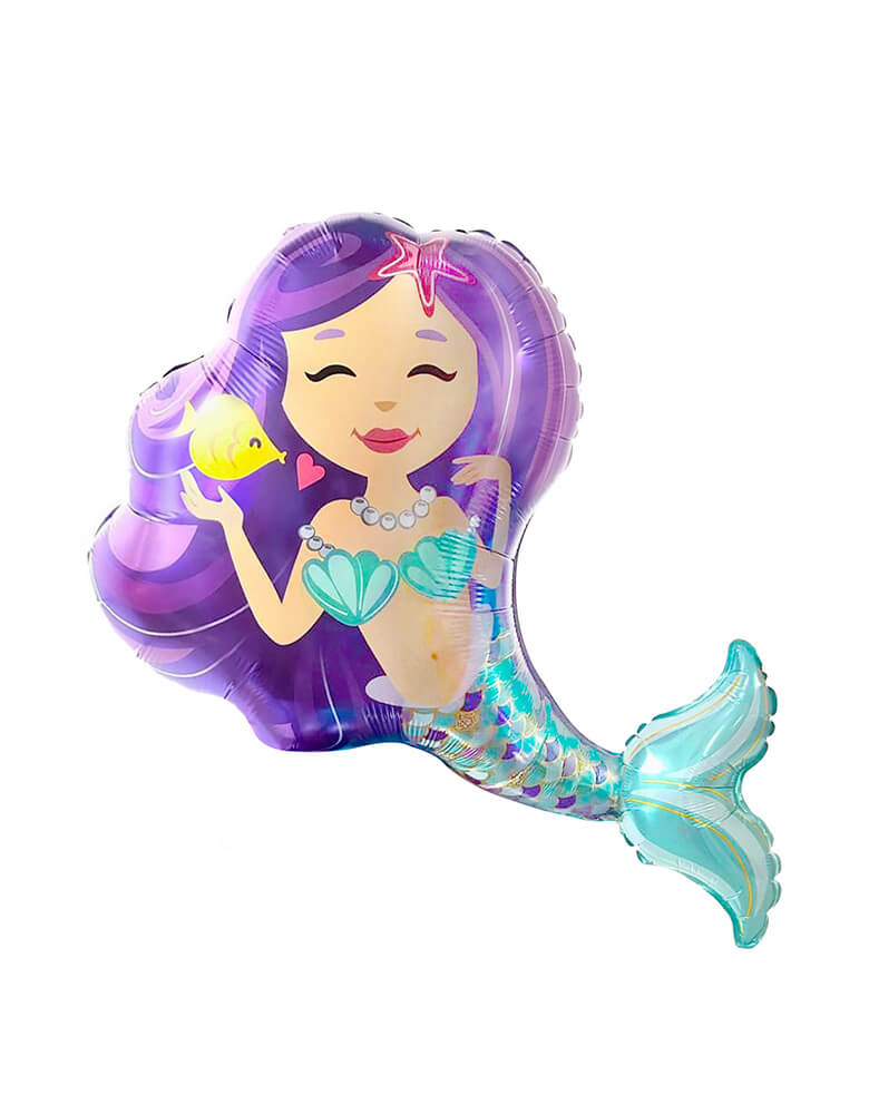 38"_Qualatex_Enchanting Mermaid Mylar Balloon