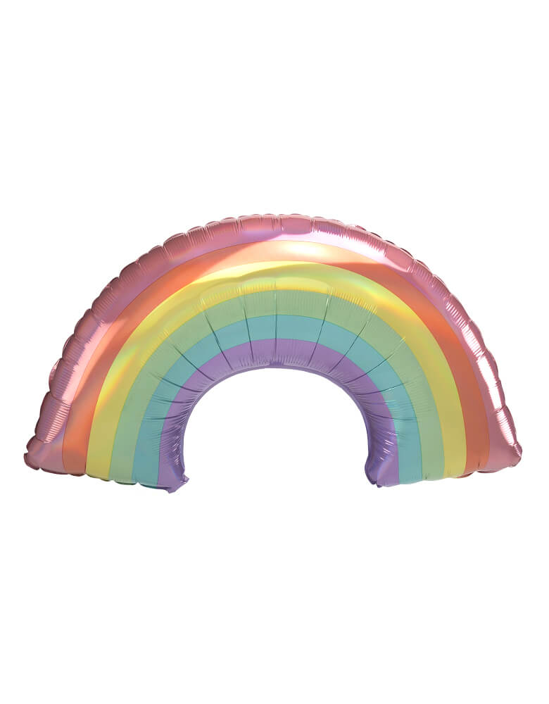 Anagram Balloons -  41211 Iridescent Pastel Rainbow, 34 inches Iridescent Pastel Rainbow Holographic SuperShape™ P40