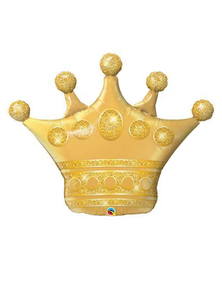 41'-GOLDEN-CROWN-Foil-Mylar-Balloon