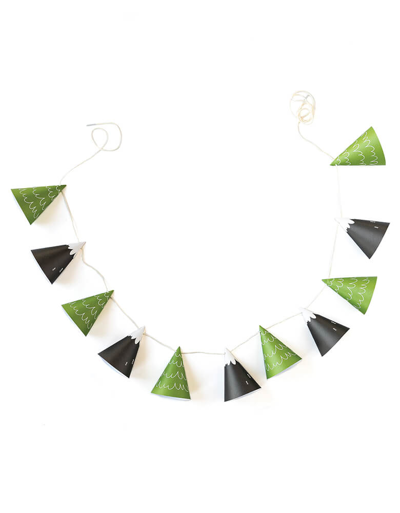 Adventure Mountain and Tree Cone Banner