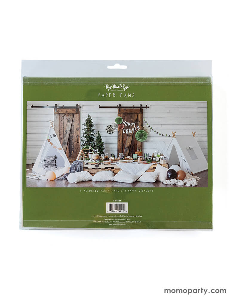 Adventure Party Fans (Set of 6)