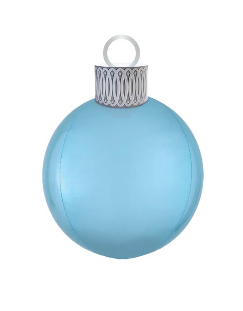 Anagram Balloons 20" Christmas Orbz Ornament Kit - Blue
