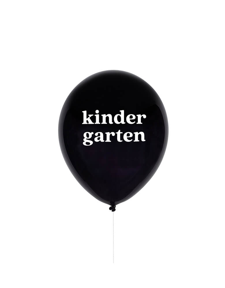 Studiopep 11" Kindergarten Latex Balloon in black