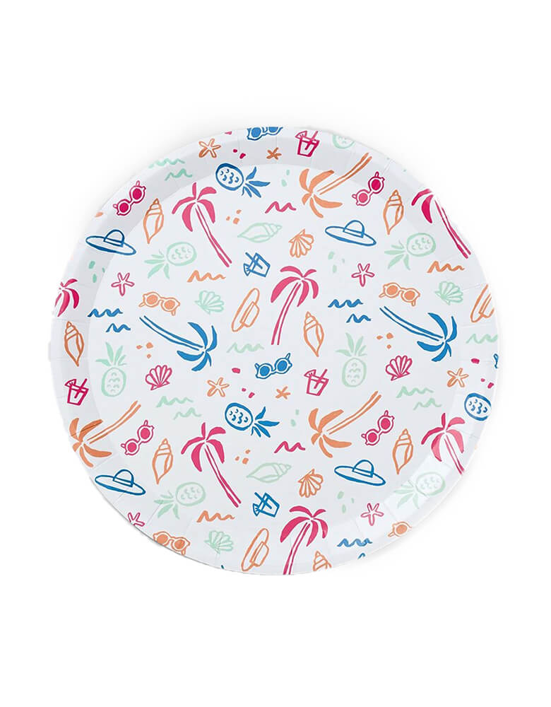 Beach Vibes Large Plates (Set of 10)