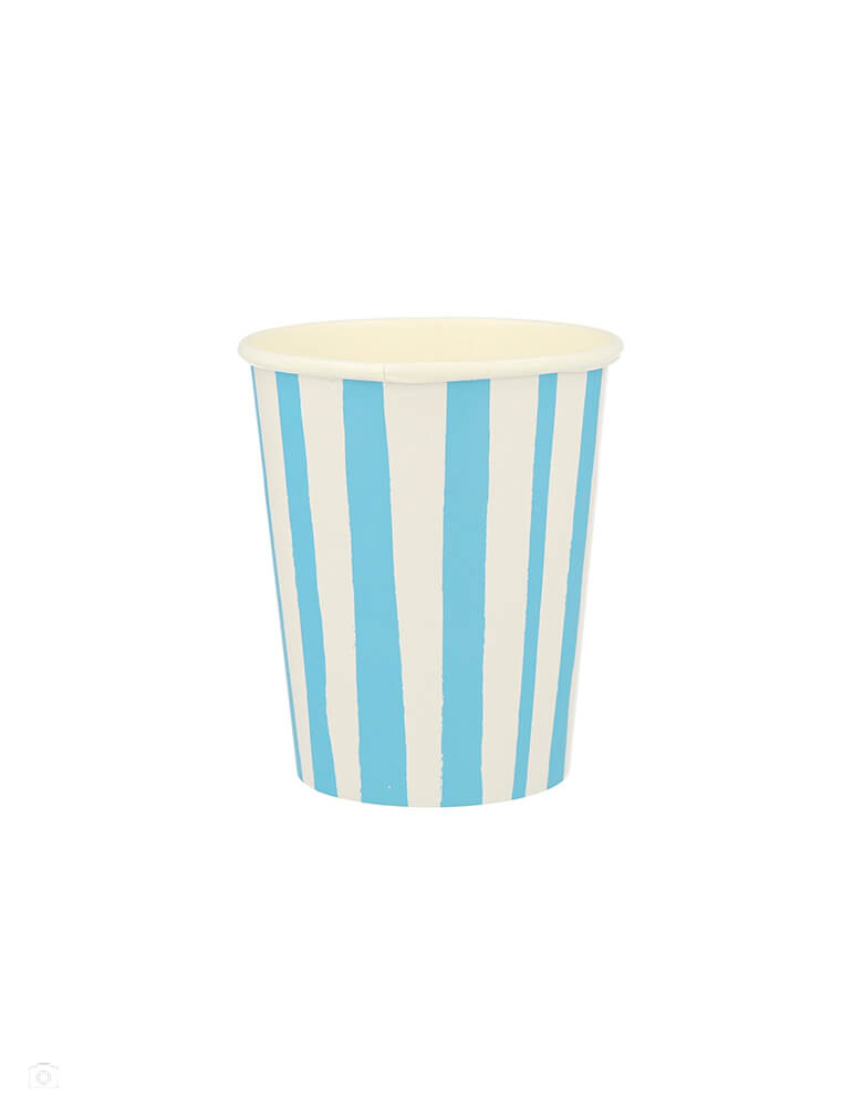 Blue Stripe Cups by Meri Meri