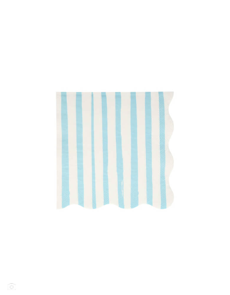 Blue Stripe Small Napkins by Meri Meri