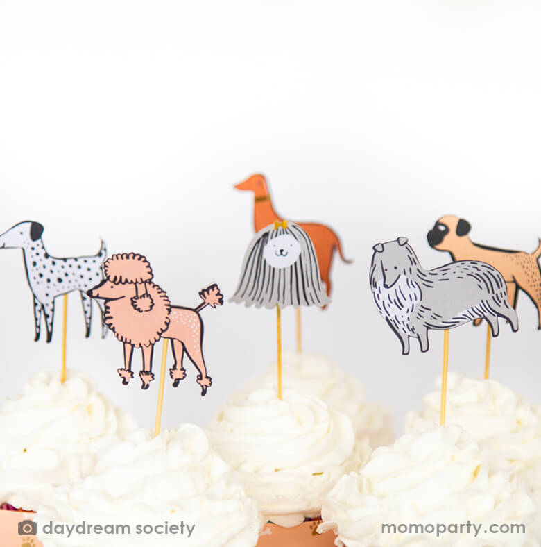 Bow Wow Dog Cupcake Decorating Set (Set of 24)
