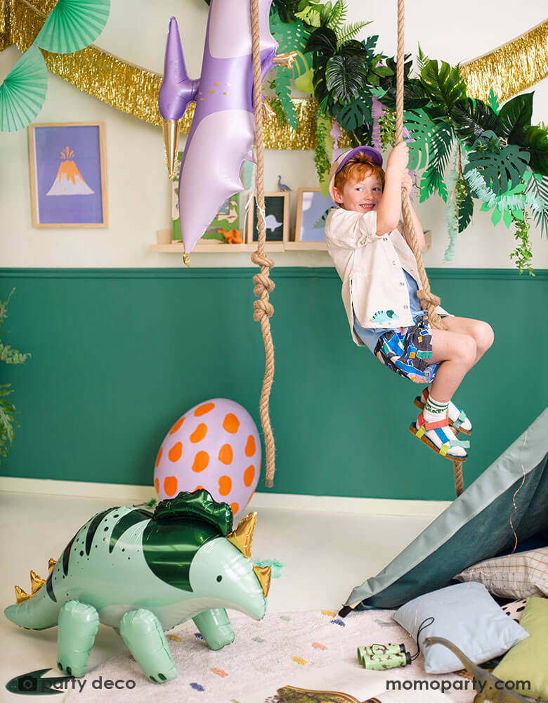 Triceratops Standing Foil Balloon