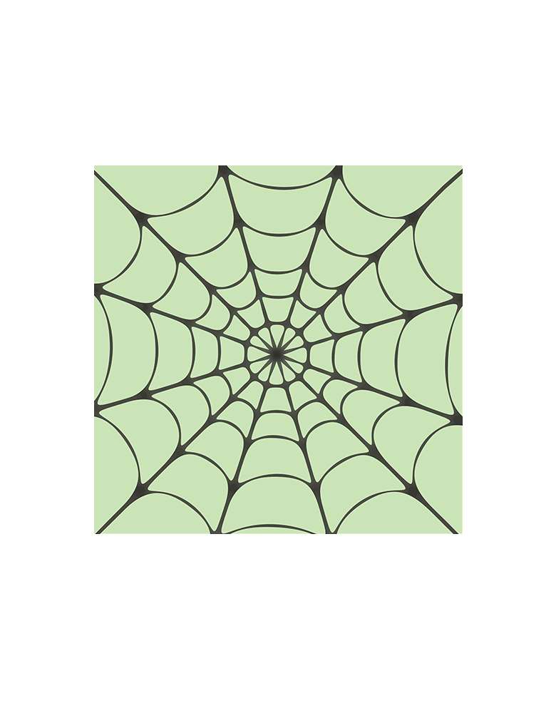 CR Gibson Signature - Spider Web Glow In The Dark Large Napkins. These spider web napkins that feature glow-in-the-dark ink are simply boo-tactic! "Charge" them in sunlight for maximum glow and add a touch a fun to your Halloween table! 