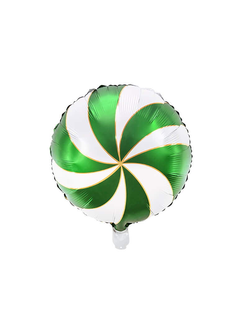 Party Deco - Candy Foil Balloon in Green. Add some sweetness to your Christmas party with this 18 inches festive candy foil balloon. 