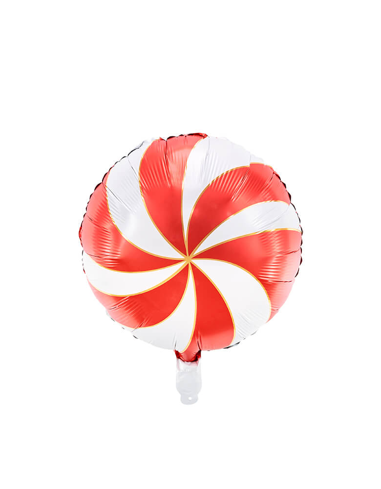 Party Deco - Candy Foil Balloon in Red. Add some sweetness to your Christmas party with this 18 inches festive candy foil balloon.