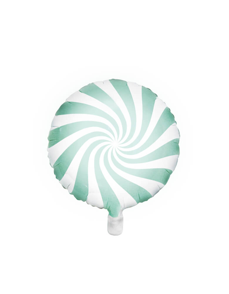 Party Deco 18" Mint Candy Foil Balloon