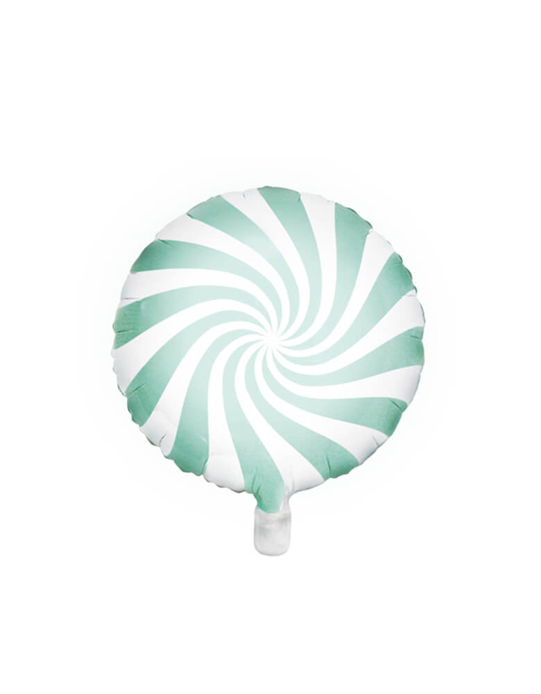 Party Deco 18" Mint Candy Foil Balloon