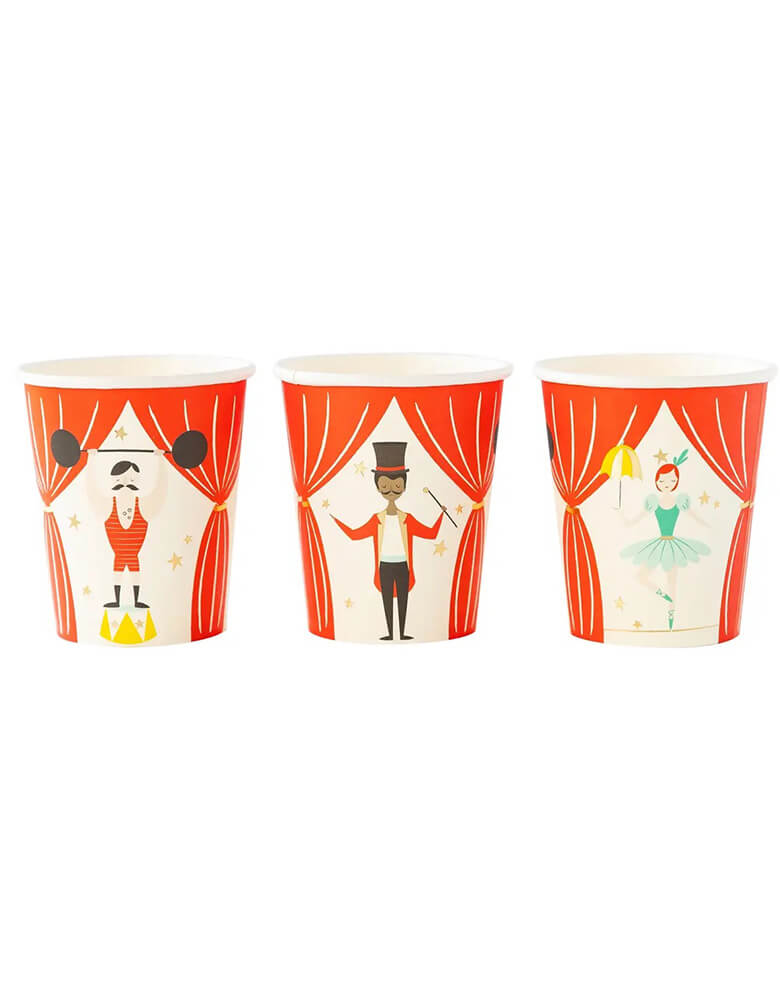 Carnival Party Cups (Set of 8)