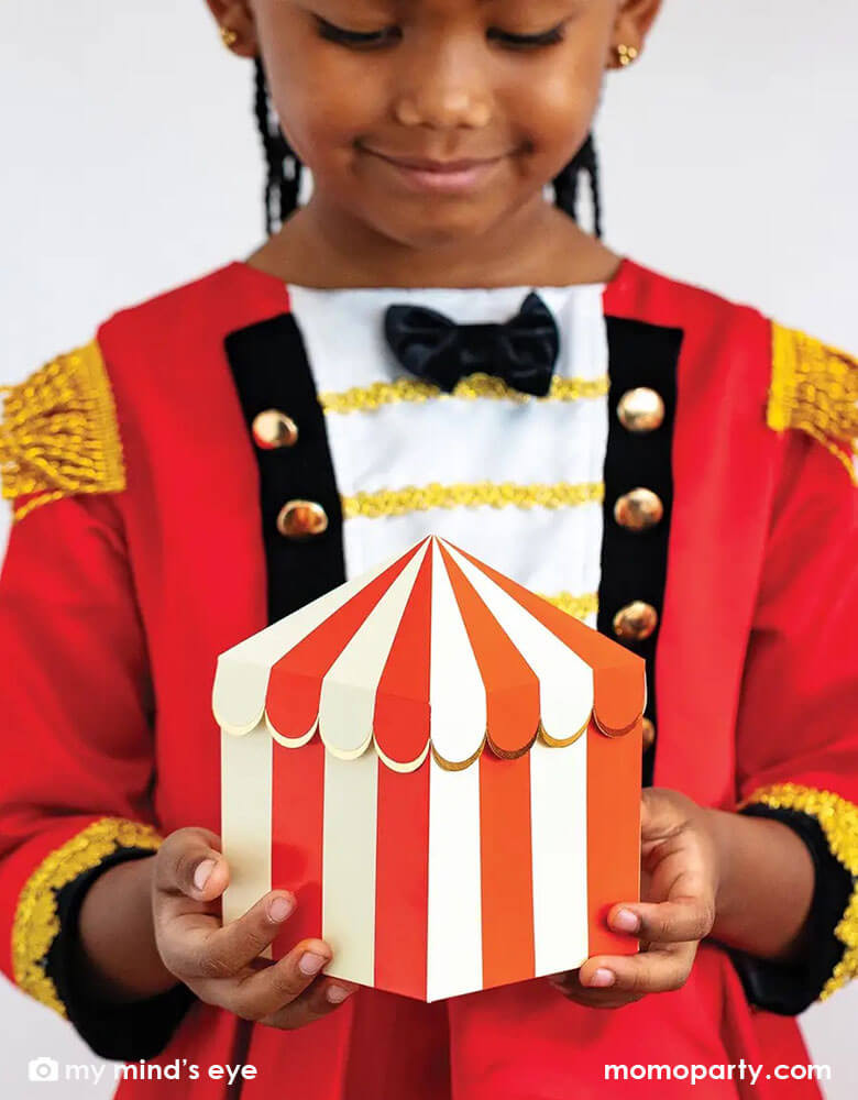 Carnival Tent Favor/Treat Boxes (Set of 8)