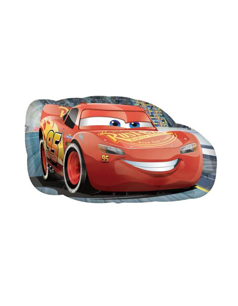 Anagram Disney Cars Lightning McQueen Shape Foil Mylar Balloon