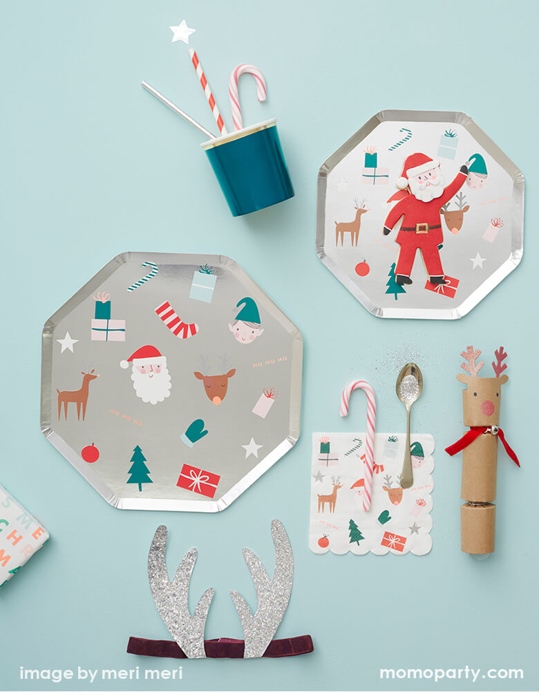 Christmas Festive Dinner Plates (Set of 8)