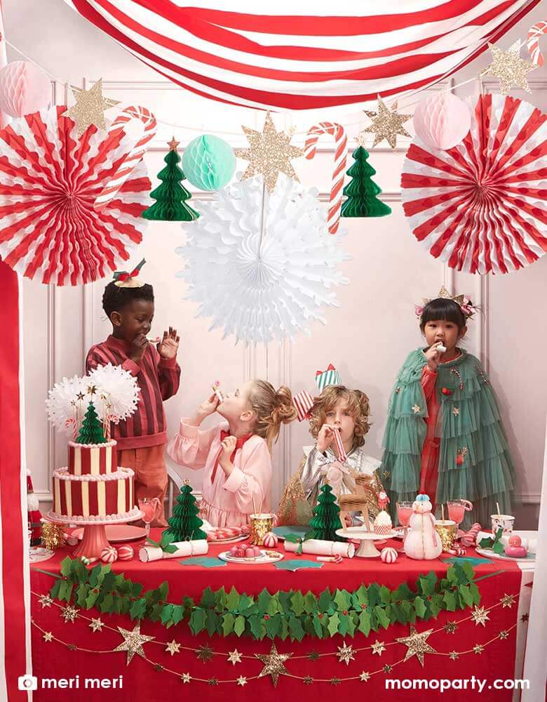 Christmas Honeycomb Garland