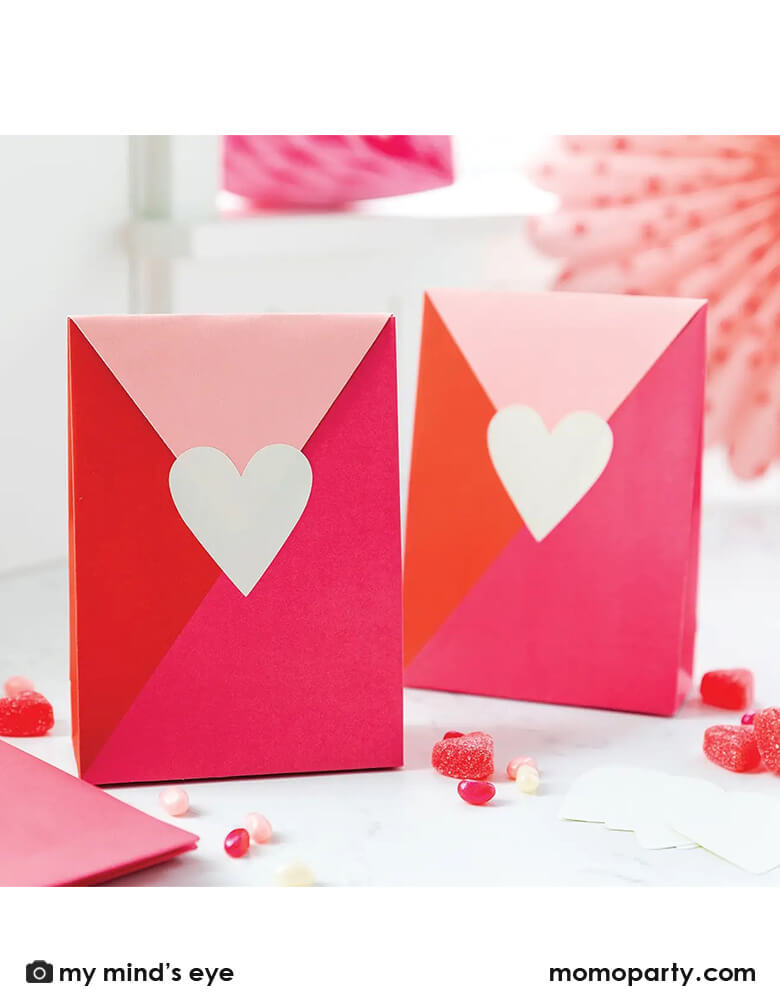 Color Block Treat Bags (Set of 12)
