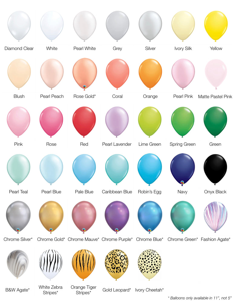 Custom Balloon Garland_Creat your own colors to match your party theme