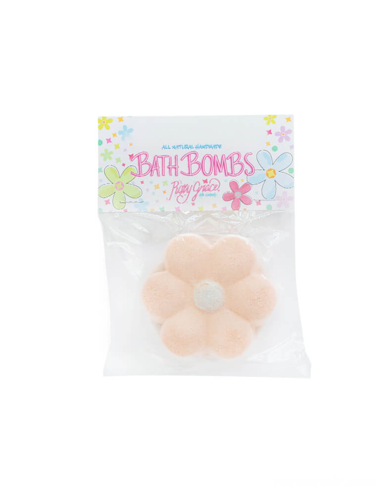 Roxy Grace - Daisy-Bath-Bomb in Peach color 