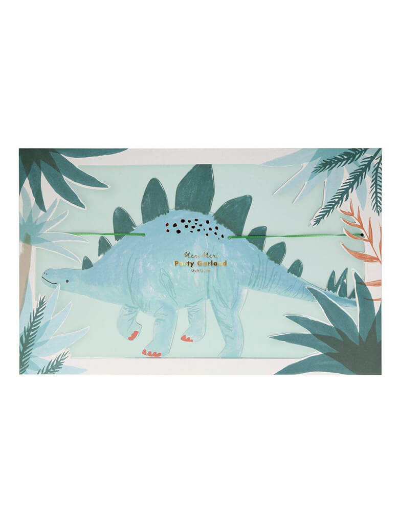 Meri Meri 10' Dinosaur Kingdom Large Garland in package