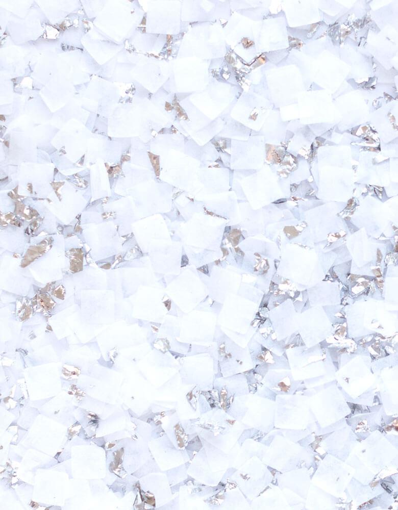 Studio Pep Disco Artisan Confetti Mini Bag - Silver and White Spread