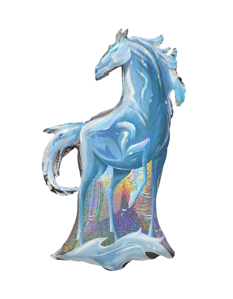 Anagram 41717 Frozen 2 Nokk the water Spirit Holographic SuperShape Foil Balloon. 38" Disney Frozen 2 Nokk The Water Spirit Foil Mylar Balloon