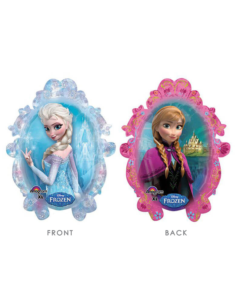 31"_Anagram_Disney Frozen Supershape Elsa Anna 2 Sided Foil Balloon_Elsa