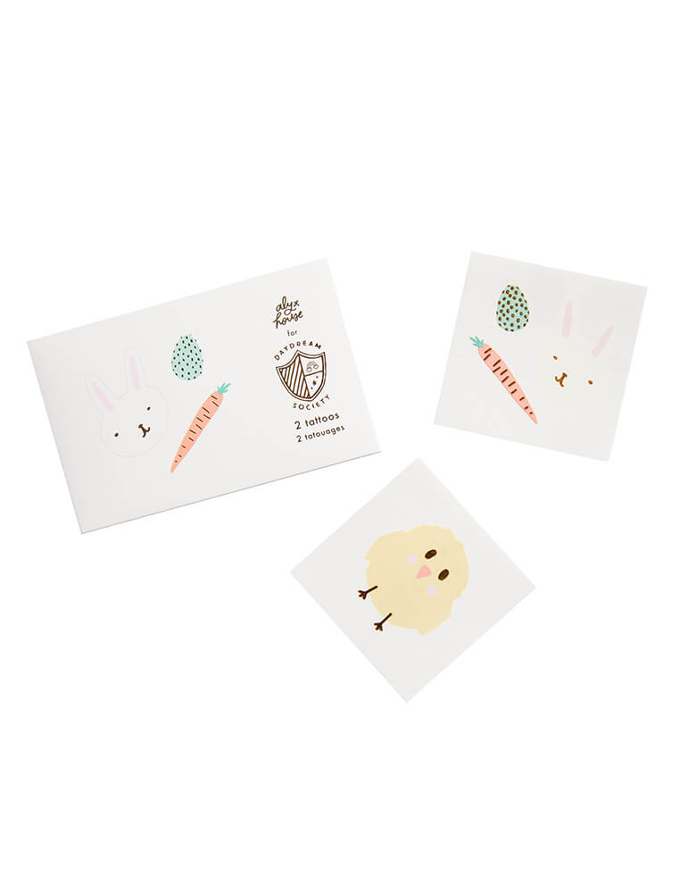 Easter Fun Temporary Tattoos (Set of 2)