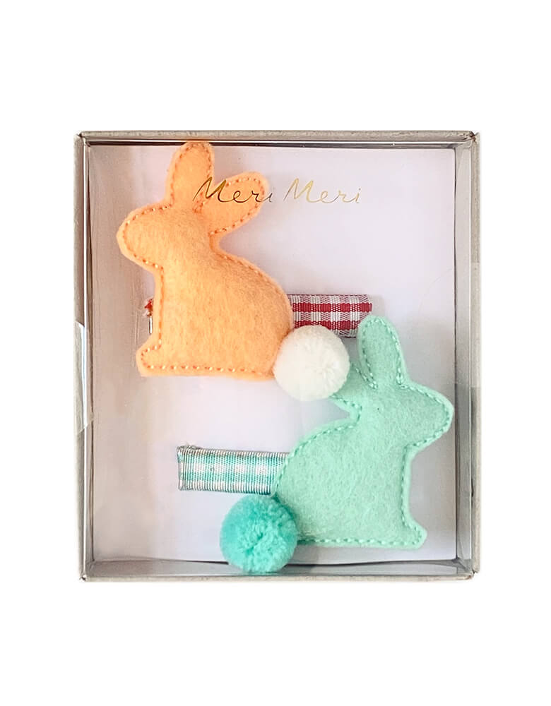 Felt Bunny Hair Clips (Set of 2)